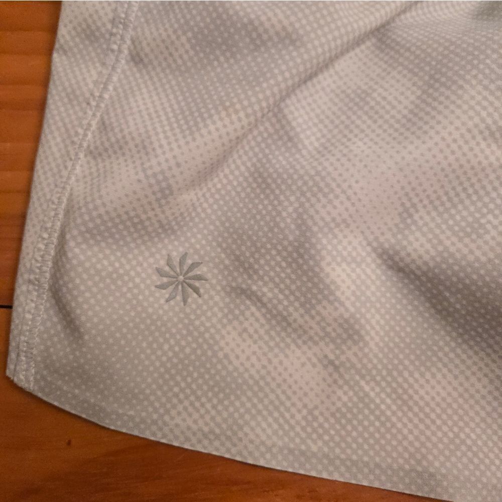 Athleta Bundle Light Gray Printed Capri Leggings … - image 7